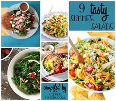 six tasty summer salads