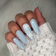 Winter Nails Acrylic, Cute Christmas Nails, Sweater Nails, Snowflake Nails, Ballerina Nails, Winter Nail Art, Winter Nail Designs, Festival Nails