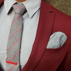 Add a bit of flare while keeping your tie secured. Match the color of your bar to your tie for a nice monochromatic look or choose a color which complements it. Either way you’ll be receiving the compliments with our Red Tie Bar, guaranteed to elevate your look and keep you clean. Lets face it, no one likes their tie off center, blowing in the wind hitting others. We guarantee your satisfaction with our free refund policy.* Goes Good With: Grey, RedMaterial: MetalSize: 1.5in (4cm)Color: RedStyle Modern Standard Tie For Semi-formal Events, Modern Standard Tie For Semi-formal Occasions, Dapper Red Tie For Semi-formal Occasions, Dapper Semi-formal Red Tie, Dapper Red Suit And Tie Accessories For Formal Events, Dapper Red Suit And Tie Accessories For Formal Occasions, Classic Red Tie With Pocket Square, Classic Red Suit And Tie Accessories With Pocket Square, Classic Red Suit Accessories With Pocket Square