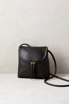 Florence Leather Crossbody Bag Small Leather Purse, Everyday Purse, Black Leather Purse, Bags Travel, Leather Tassel, Small Crossbody, Black Cross Body Bag, Leather Bags, Leather Purse