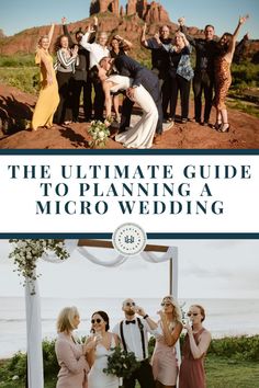 the ultimate guide to planning a micro wedding with photoshopped images and text overlays