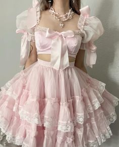 #coquette #aesthetic #soft #girly #outfitidea #outfitideasforwomen #outfit #selkie Aesthetic Dress, Fashion Elegant, Ootd Outfit, Dress Design, Design Fashion, Baby Pink, Outfit Of The Day, The Day, Pink