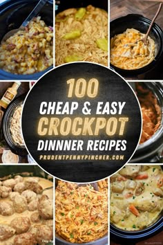 the top 10 crockpot dinner recipes that are easy to make, delicious and tasty