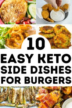 10 easy keto side dishes for burgers