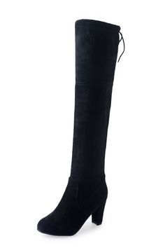 Make a fashion statement with our Women's Black Knee High Boots with High Heel. Designed for comfort and style, these boots are perfect for any occasion. The sleek black color and elegant high heel make them versatile and easy to pair with any outfit. The knee-high design adds a touch of sophistication to any look, while the comfortable fit ensures all-day wearability. Plus, free shipping is available. Order now and elevate your wardrobe to the next level. Women's Over The Knee Boots, High Heels Black, Popular Boots, Elegant High Heels, Designer High Heels, Black Knee High Boots, Warm Shoes, Liberia, Black Knees