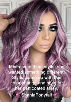 Black Hair With Lilac Money Pieces, Purple Hair With Lilac Money Piece, Lavender Balayage Brunette, Pastel Purple Money Piece Hair, Purple Hair Pink Money Piece, Pink And Lavender Hair, Pastel Hair Color Ideas, Pink And Lavender Hair Dark Roots, Hair Stylea