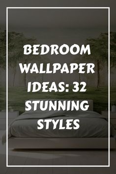 Bedroom Wallpaper Ideas: 32 Stunning Styles Wallpaper In Bedroom Statement Wall Vintage, Bedroom Closet Wallpaper, Wall Papering Ideas Bedroom Vintage, Wallpaper To Match Black Headboard, Accent Wall Behind Bed Wallpaper, Bedrooms With Dark Wallpaper, Headboard Wallpaper Ideas, Bedroom Wallpaper 2022 Trends, Bedroom Wallpaper Ideas Master Green