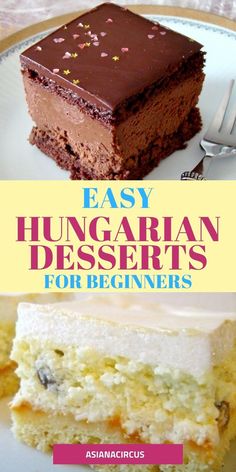 easy hungarian desserts for beginners with the title overlay reading easy hungarian desserts for beginners