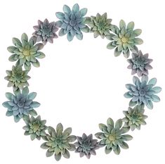 Succulent Wreath Metal Wall Decor 12045445 Outdoor Rug Porch, Outdoor Beverage Center, Pellet Grill Accessories, Outdoor Sectional Furniture, Unique Wreath, Ceramic Grill, Wood Fuel, Wreath Wall Decor, Fire Pit Accessories