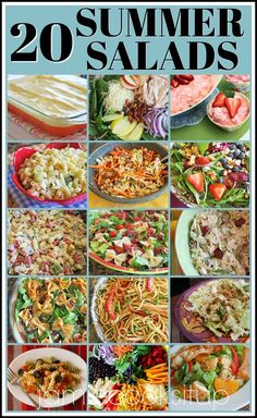 20 summer salads that are delicious and easy to make with the help of your family