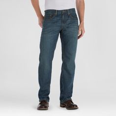 Denizen from Levi's Men's 285 Relaxed Fit Jeans - Marine 33x32, Blue Denizen Jeans, Target Holiday, Athletic Fit Jeans, Straight Fit Jeans, Jeans Material, Tapered Jeans, Relaxed Fit Jeans, Athletic Fits, Bottom Clothes