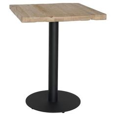 BRUNSWICK DINING TABLE / RECLAIMED ELM WOOD / BLACK - Green Design Gallery Uniqwa Collections, Wood Insert, Reclaimed Timber, Dining Table Black, Sustainable Furniture, Table Black, Salvaged Wood, Green Design, Bar Table