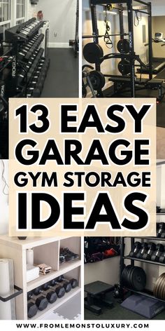 garage gym storage ideas that are easy and cheap