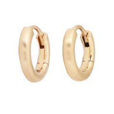 These gold hoop earrings are a timeless everyday staple. Wear on their own or style with other earrings as part of your authentic look. Every part of these gold earrings are handcrafted in NYC by Shane Yamane.Metal: Recycled 14k Yellow Gold Measurements: 7mm Internal Diameter Please allow 6-8 weeks for delivery All MADE TO ORDER items are final sale Timeless 14k Yellow Gold Huggie Earrings, Classic 14k Gold Tarnish Resistant Huggie Earrings, Timeless Yellow Gold Huggie Earrings Tarnish Resistant, Classic Tarnish Resistant 14k Gold Huggie Earrings, Formal 14k Gold Small Hoop Huggie Earrings, 14k Gold Huggie Hoop Earrings With Polished Finish, 14k Gold Small Hoop Huggie Earrings For Formal Occasions, Timeless Round Huggie Earrings With Polished Finish, Classic Yellow Gold Tarnish Resistant Huggie Earrings