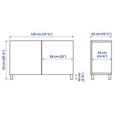 the measurements for an entertainment center with two doors and one door on each side,