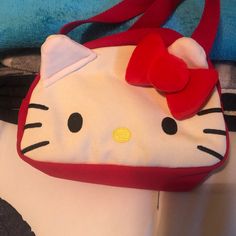 Brand New, Small Red Hello Kitty Makeup Bag, Never Used With Pearl Zip Closure Detail. Cute Red Bag For Gift, Cute Red Bags For Gifts, Cute Hello Kitty Shoulder Bag For School, Hello Kitty School Pouch Bag, Cute Red Shoulder Bag, Cute Hello Kitty Shoulder Bag For Gift, Hello Kitty Cute Pouch Bag, Cute Hello Kitty Shoulder Bag As Gift, Cute Hello Kitty Pouch Bag