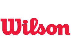 the word wilson in red on a white background