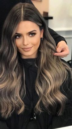 Ash Brown Hair Balayage, Babylights Hair, Rambut Brunette, Black Hair Balayage, Ash Blonde Balayage, Brown Hair Inspo, Balayage Hair Dark