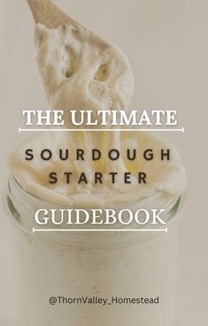 the ultimate sourdough starter guidebook by thorn valley homesead is out now