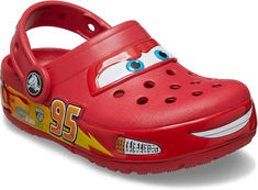 Find Your Size: We recommend sizing up (e.g. if you are a 7.5, size up to an 8)
Lightning McQueen Crocs: Watch your kids light up with excitement as the world of Disney-Pixar's Cars comes alive on their feet. These iconic Crocband Clogs turn each step into a thrilling adventure!
Disney Cars Light Up Shoes: These kids' and toddler shoes Illuminate with every stride. Witness their faces and shoes light up with each step, adding a touch of magic to every moment. Flash Mcqueen, Red Crocs, Waterproof Slippers, Cars Lightning Mcqueen, Car Shoe, Light Up Shoes, Crocs Classic Clogs, Outdoor Sandals