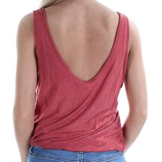 Nwt Never Worn We The Free Casual Draped Tank Top In Dark Salmon Color Size Xs Summer Tops With Ruched Back, Sleeveless Summer Tops With Ruched Back, Chic Summer Tops With Ruched Back, Casual Ruched Back Top For Spring, Dark Salmon Color, Hot Pockets, Free People Tank Top, Boho Tank Top, Casual Tanks