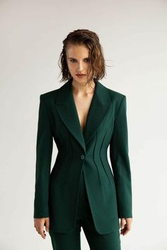 Women Luxury Premium 2 Piece Suit For Office And Prom./women's suit set/women's suit set/womens suit/wedding suit/business suit. Green Bridesmaid Suits For Women, Dark Green Womens Suit Wedding, Forest Green Suit For Women, Dark Green Womens Suit, Dark Green Suit For Women, Womens Green Suit, Green Suit For Women, Green Suits