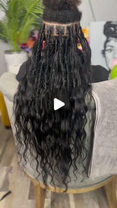 Faux Mermaid Locs, Gypsylocs Hairstyles, December Hairstyles For Black Women, Boho Faux Locs Black Women, Mermaid Locs Goddess, Medusa Locs, Bohemian Locs Goddess, Messy Faux Locs, Faux Locs With Curls