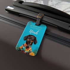 "Personalized Funny Luggage Tags are perfect for adding a touch of humor and personality to your travel bags. These custom luggage tags make it easy to spot your suitcase on the carousel and ensure your belongings stay with you throughout your journey. Our unique luggage tags can be personalized with your name, address, and contact information, making them a practical and stylish travel accessory. Choose from a variety of funny and eye-catching designs, crafted to showcase your individuality. These travel bag tags are made of durable materials, ensuring they withstand the rigors of travel. They make excellent gifts for the frequent traveler in your life or as a special treat for yourself. Order your personalized luggage tags today and travel in style! Our acrylic luggage tags come with a b Novelty Rectangular Travel Bag, Unique Luggage Tags, Funny Luggage Tags, Unique Luggage, Travel Bag Tag, Custom Luggage, Unique Name, Personalized Luggage, Custom Luggage Tags