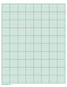 a graph paper with green lines on the bottom and one line in the middle,