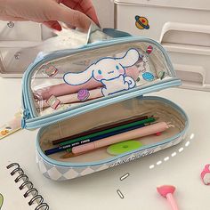 📏 Sanrio Large Pencil Case - Organize Your Stationery with Sanrio's Charm 📏 🌟 Stationery Elegance: The Sanrio Large Pencil Case is more than just a case; it's an elegant organizer for your stationery with a touch of Sanrio's charm. Featuring beloved Sanrio characters, it's perfect for keeping your pens, pencils, and markers in style. 💖 Efficient Storage: With ample space and sturdy construction, this pencil case is ideal for keeping your stationery neatly organized. It's not just a case; it' Sanrio Pencil Case, Sanrio Pencil, Hello Kitty Pencil, Large Pencil Case, Kids School Supplies, Hello Kitty Kuromi, Efficient Storage, Writing Utensils, Pens Pencils