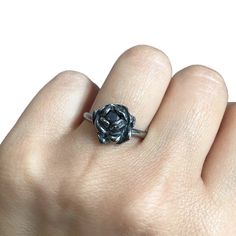 Beautifully crafted full of details Lotus Flower ring is made of 316L Stainless Steel and has oxidation for depth and details. Ring has Black stone at the center. Lotus ring has heavy oxidation for depth and extra pop of details. We ship in a gift box. Black Oxidized Metal Rings, Black Flower Shaped Rings For Gift, Black Flower Shaped Ring For Gifts, Black Flower-shaped Rings For Gifts, Black Oxidized Promise Ring, Ring Black Stone, Lotus Flower Ring, Lotus Ring, Dagger Earrings