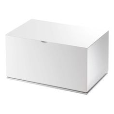 an empty white box on a white background