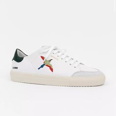 Like New Size 7.5 Eu 38 Comes With Bag And Box Arigato Shoes, Axel Arigato Green Shoes, Axel Arigato Shoes, Axel Arigato, White Green, Womens Shoes Sneakers, Like New, Shoes Sneakers, Size 7