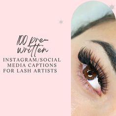 Struggling to create engaging and creative captions for your Instagram/social media posts?  Look no further! Our product offers a diverse range of pre-written captions, designed specifically to highlight various aspects of your lash business. Gain instant access to 100 freshly crafted, ready-to-use captions that cater to the lash industry.  Our captions cover a wide range of topics, including lash health, infills, lash naps, lash styles, before-and-after transformations, fitness, personalized experiences, vacations, brides-to-be, and the gift of lashes.  Save time, enhance your online presence, and ultimately draw more clients to your lash business! Our user-friendly captions can be tailored to match your brand's tone and style. Simply copy and paste your chosen caption, add your personal Spa Room Ideas Estheticians, Artists Instagram, Creative Captions, Spa Room Ideas, Social Media Captions, Lash Styles, Lash Business, Caption For Yourself, Spa Room