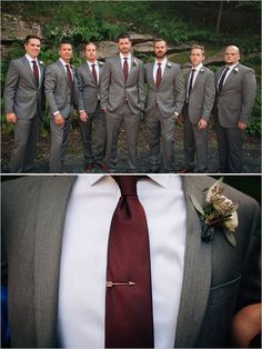 a group of men in suits and ties standing next to each other