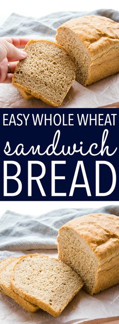 easy whole wheat sandwich bread is the perfect way to use up leftover bread for sandwiches