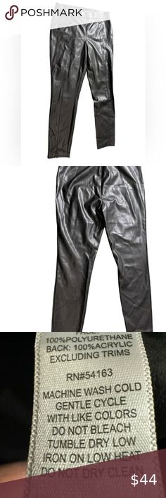 Marc New York faux leather pants women’s size medium side zipper Leather Pants Women, Marc New York, Faux Leather Pants, Pants Women, Side Zipper, Leather Pants, Faux Leather, Size Medium, New York