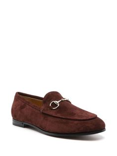 Gucci Horsebit Suede Loafers - Farfetch Gucci Brown Loafers With Rubber Sole, Brown Gucci Loafers With Rubber Sole, Brown Gucci Slip-on Loafers, Gucci Brown Shoes With Leather Sole, Gucci Brown Loafers With Horsebit Detail, Brown Gucci Loafers With Horsebit Detail, Gucci Suede Loafers With Leather Sole, Gucci Suede Formal Loafers, Gucci Suede Loafers For Formal Occasions