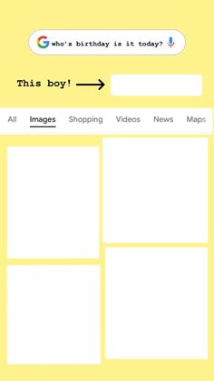 a yellow website page with an arrow pointing to it