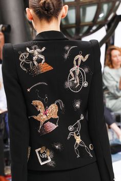 Schiaparelli Fall 2016 Couture Fashion Show Details Schiaparelli Embroidery, Schiaparelli Couture, Detail Embroidery, Detail Couture, 2016 Couture, Embroidery Fashion Detail, Elsa Schiaparelli, Couture Embroidery, Couture Details