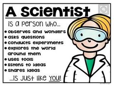 a scientist is a person who