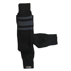 Grippysox leg warmers designed with your comfort and function in mind. Soft acrylic knit fabric that keeps you warm, cozy and cute Lightweight for the perfect amount of slouch Stirrup-style leg warmer 36" long to wear thigh high or scrunched under the knee Cuffed on top and bottom to stay snugly in place Sporty stripe details Fit Tip: One size fits most. Care: Machine wash cold or hand wash. No bleach. Tumble low or line dry. Occasional tickle. Black Knee-high Casual Leg Warmers, Thigh High Stretch Black Leg Warmers, Black Elastic Knee-high Socks, Black Knee-high Stretch Leg Warmers, Black Stretch Knee-high Leg Warmers, Black Stretch Thigh-high Leg Warmers, Sporty Stretch Knee-high Socks For Winter, Black Stretch Thigh High Leg Warmers, Fitted Sporty Knee-high Socks For Winter