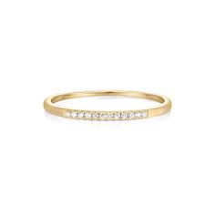 Thin Diamond Ring - diamond stacking ring, thin diamond band Minimal Wedding Band, Minimal Diamond Ring, Minimalist Diamond Rings, Diamond Engagement Band, Dainty Diamond Ring, Diamond Stacks, Sparkly Ring, Diamond Stacking Rings, Stack Ring