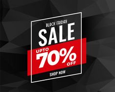 the black friday sale is up to 70 % off