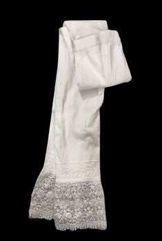 Beautiful   Chikankari stylish ankle length pants  with attractive lace to give you a complete look with your ethnic Kurtis. These pants have elastic on the waist. Size  One size  fits S,M,L. White Cotton Pants, Womens Trousers, Chandler Az, Womens Pants, Ankle Length Pants, Cotton Pants, Waist Size, Trousers Women, Ankle Length