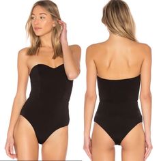 Up For Sale Nbd Sleeveless Black Bodysuit. Fitted Bandeau Bodysuit With Lined Body, Fitted Bandeau Bodysuit For Night Out, Black Bandeau Bodysuit With Lined Body, Black Bandeau Bodysuit For Party, Black Bandeau Bodysuit For Night Out, Black Strapless Bodysuit For Swimming, Strapless Bodysuit With Built-in Bra For Night Out, Bodysuit Black, Sleeveless Bodysuit