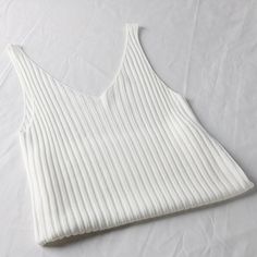 FREE SHIPPING Knitted Tank Top V Neck Camisole JKP1426 White Knit V-neck Crop Top, Fitted Knitted V-neck Top, Casual Knitted V-neck Tank Top, Knit V-neck Vest Tops, Knit V-neck Top, Fitted Knitted V-neck Tank Top, Spring Knitted V-neck Crop Top, Casual White Seamless Knit Top, White V-neck Vest Crop Top