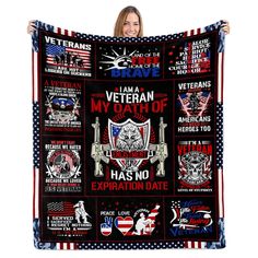 PRICES MAY VARY. 【Perfect Gift For Veterans】The Veterans Blanket Makes The Perfect Gift for Veterans! It's Definitely an Ideal Blanket As Veterans Day Gifts To Show Love and Support. Also Perfect Choice for Navy Day gifts, Veterans Day gifts, Birthday Gifts, Father's Day Gifts, Thanksgiving Gifts, Christmas Gift For Dad, Son, Husband, Grandpa or Friend 【Premium Fabric Construction】The Ultra-Soft Flannel Blanket Utilizes Premium Microfiber Polyester That Is Non-Pilling and Non-Shedding. Ultra-Com Veterans Gifts, Navy Day, Navy Army, Veterans Day Gifts, Air Force Veteran, Blanket Black, Gifts For Veterans, Christmas Gift For Dad, Vietnam Veterans