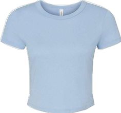 Light Blue Fitted Cotton T-shirt, Fitted Light Blue Cotton T-shirt, Women T Shirts, Baby Tee, Infant Tees, Baby Blue, Bella Canvas, T Shirts For Women, Collage