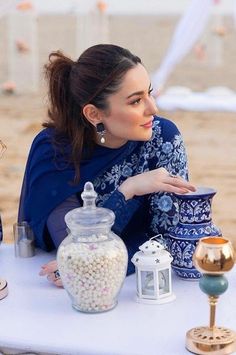 #fashion, #style, #outfitinspiration, #beauty Hania Amir In Suit, Suit Designs Pakistani, Party Wear Pakistani, Walima Dresses, Suits Party Wear, Hania Aamir, Engagement Look, Shadi Dresses